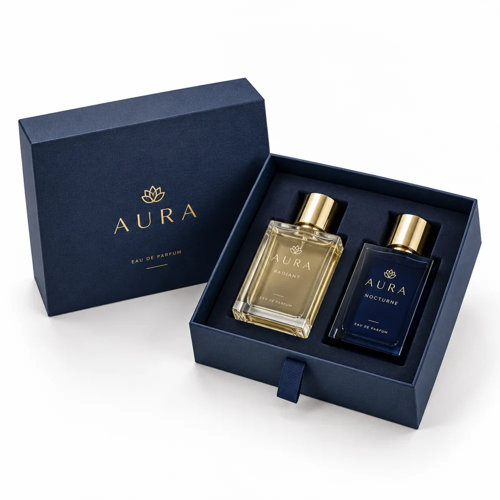 Пример дизайна AURA — Для парфюма